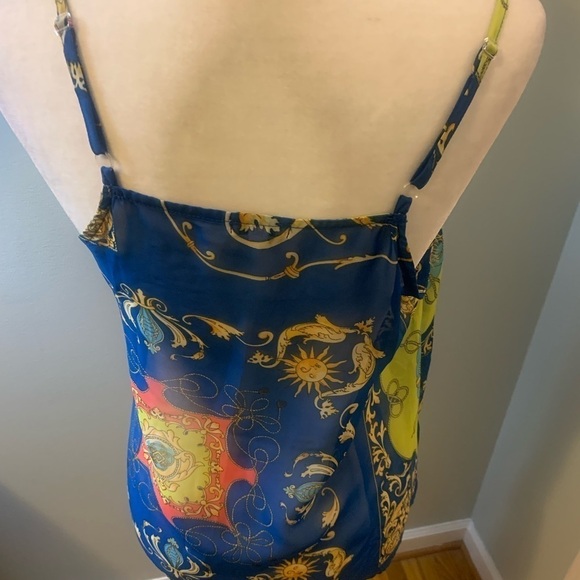 Lily White colorful sheer camisole, size M - Picture 3 of 6